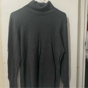 Worthington Dark Gray Turtleneck Sweater